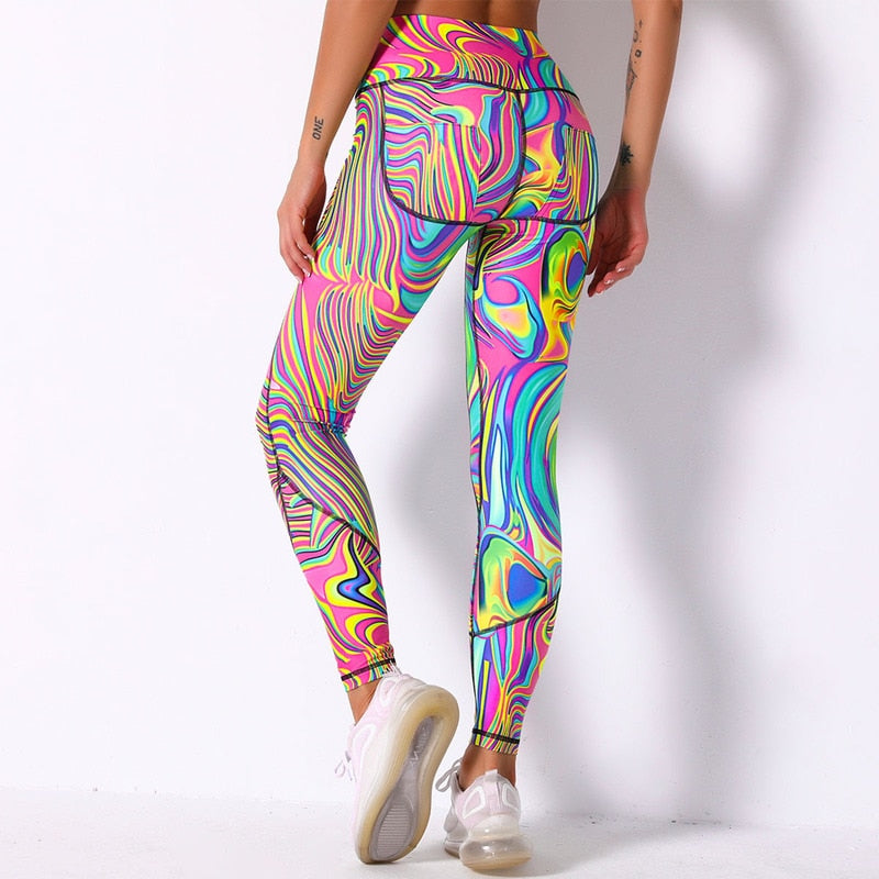 Women High Waist Push Up Sport Leggings