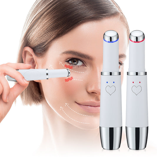 Red And Blue Eye Beauty Instrument -  Heating Eye Massager Vibration